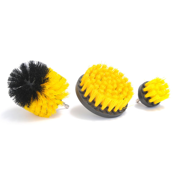 Car Cleaning Premium Drill Mounted Brushes (3 Piece) | Premium ...